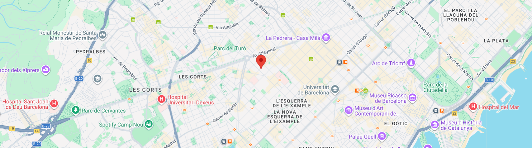 Mapa La Rica Barcelona – Carrer de Londres 54, Eixample
